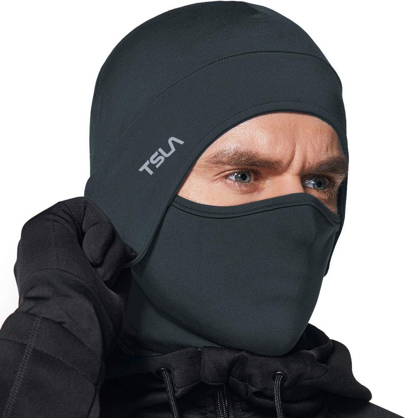 TSLA Men and Women Thermal Fleece Skull Cap, Winter Ski Cycling Under Helmet Liner, Running Beanie Hat - Image 1